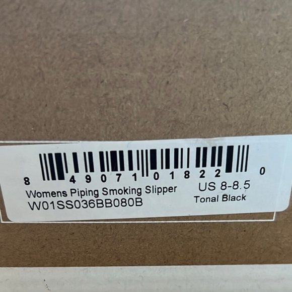 🥿 Soludus Women’s Piping Smoking Slipper | BRAND NEW IN BOX | Size 8-8.5 | $50 - Picture 5 of 7